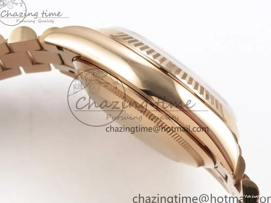 Day 1:1 Tiffany RAF Stone Edition on Best RG Blue RG Date A2836 Dial Bracelet Roman 36 0523